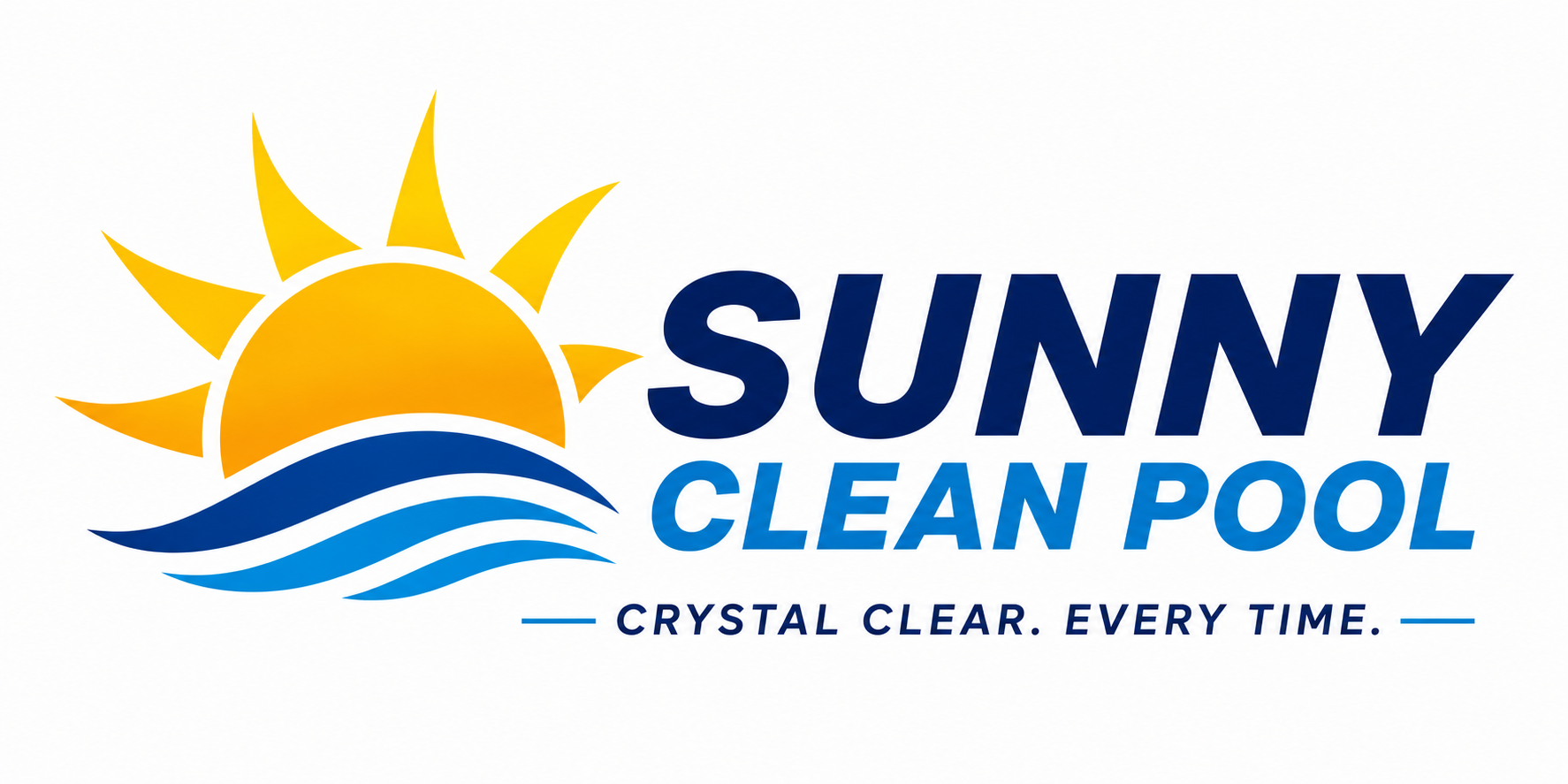 Sunny Clean Pool — Crystal Clear. Every Time.
